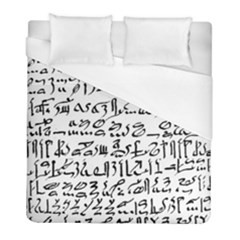 Sanscrit Pattern Design Duvet Cover (full/ Double Size)