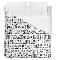 Sanscrit Pattern Design Duvet Cover (queen Size) by dflcprintsclothing