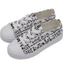 Sanscrit Pattern Design Kids  Low Top Canvas Sneakers View2