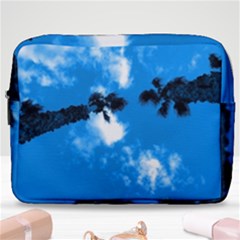 Trees & Sky In Martinsicuro, Italy  Make Up Pouch (large) by ConteMonfrey