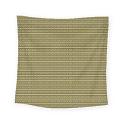 Golden Striped Decorative Pattern Square Tapestry (small) by dflcprintsclothing