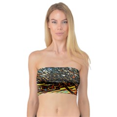 Colorful Verona Olive Tree Bandeau Top by ConteMonfrey