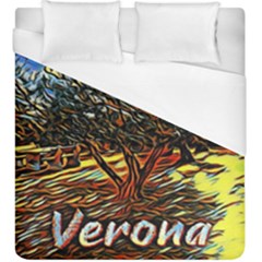 Colorful Verona Olive Tree Duvet Cover (king Size) by ConteMonfrey