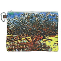 Colorful Verona Olive Tree Canvas Cosmetic Bag (xxl) by ConteMonfrey