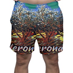 Colorful Verona Olive Tree Men s Shorts by ConteMonfrey