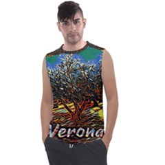 Colorful Verona Olive Tree Men s Regular Tank Top by ConteMonfrey