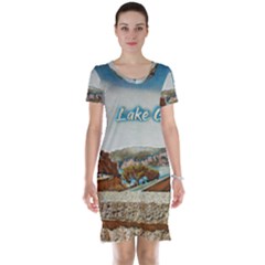 Malcesine Castle On Lake Garda Short Sleeve Nightdress by ConteMonfrey