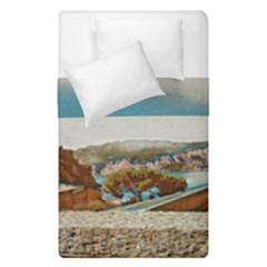 Malcesine Castle On Lake Garda Duvet Cover Double Side (single Size) by ConteMonfrey