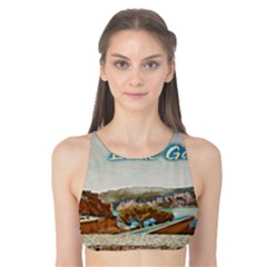 Malcesine Castle On Lake Garda Tank Bikini Top by ConteMonfrey