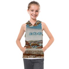 Malcesine Castle On Lake Garda Kids  Sleeveless Hoodie by ConteMonfrey