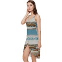 Malcesine Castle On Lake Garda Wrap Frill Dress View2