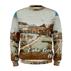 Birds And People On Lake Garda Men s Sweatshirt by ConteMonfrey