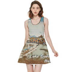 Birds And People On Lake Garda Inside Out Reversible Sleeveless Dress by ConteMonfrey