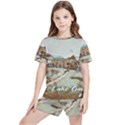 Birds And People On Lake Garda Kids  Tee And Sports Shorts Set View1