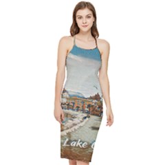 Birds And People On Lake Garda Bodycon Cross Back Summer Dress by ConteMonfrey