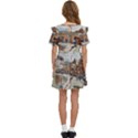 Birds And People On Lake Garda Kids  Frilly Sleeves Pocket Dress View4