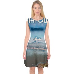 Napoli - Vesuvio Capsleeve Midi Dress by ConteMonfrey