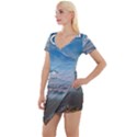 Napoli - Vesuvio Short Sleeve Asymmetric Mini Dress View1