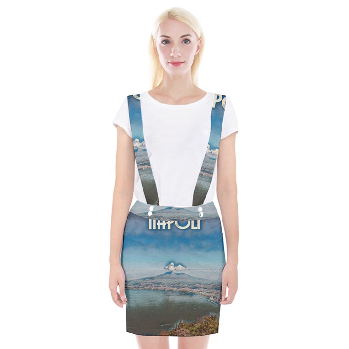 Napoli - Vesuvio Braces Suspender Skirt