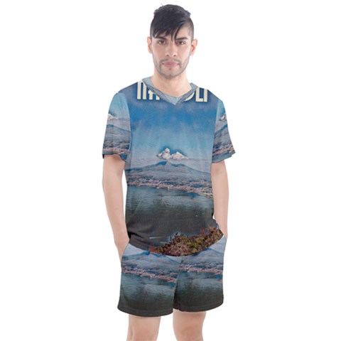 Napoli - Vesuvio Men s Mesh Tee And Shorts Set by ConteMonfrey