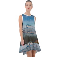 Napoli - Vesuvio Frill Swing Dress by ConteMonfrey