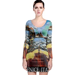 Gondola View   Long Sleeve Bodycon Dress by ConteMonfrey