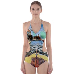 Gondola View   Cut-out One Piece Swimsuit by ConteMonfrey