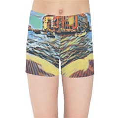 Gondola View   Kids  Sports Shorts by ConteMonfrey