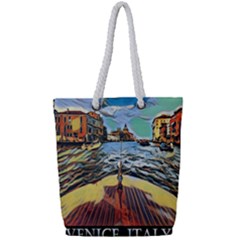 Gondola View   Full Print Rope Handle Tote (small) by ConteMonfrey