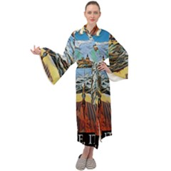 Gondola View   Maxi Velour Kimono by ConteMonfrey