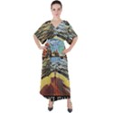 Gondola View   V-Neck Boho Style Maxi Dress View1