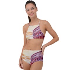 Rome Colosseo, Italy High Waist Tankini Set by ConteMonfrey