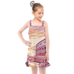 Rome Colosseo, Italy Kids  Overall Dress by ConteMonfrey