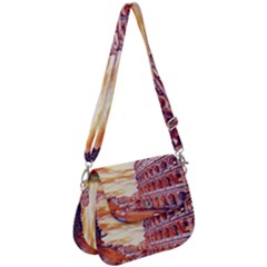 Rome Colosseo, Italy Saddle Handbag by ConteMonfrey