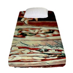 Naples Pizza On The Making Fitted Sheet (single Size) by ConteMonfrey