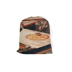 Let`s Make Pizza Drawstring Pouch (medium) by ConteMonfrey