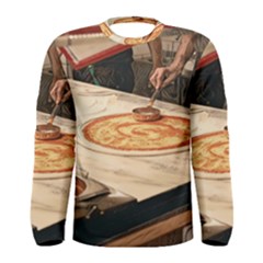 Let`s Make Pizza Men s Long Sleeve Tee by ConteMonfrey