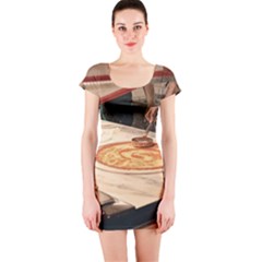 Let`s Make Pizza Short Sleeve Bodycon Dress by ConteMonfrey