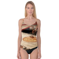 Let`s Make Pizza Camisole Leotard  by ConteMonfrey