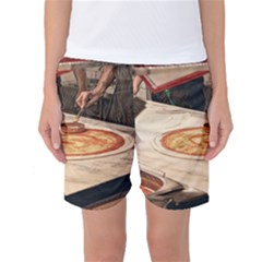 Let`s Make Pizza Women s Basketball Shorts by ConteMonfrey