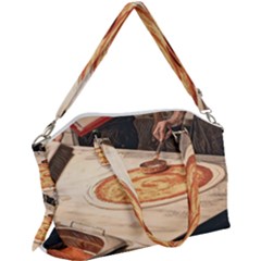 Let`s Make Pizza Canvas Crossbody Bag