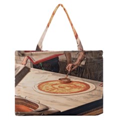 Let`s Make Pizza Zipper Medium Tote Bag by ConteMonfrey