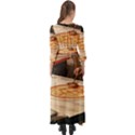 Let`s Make Pizza Button Up Boho Maxi Dress View2