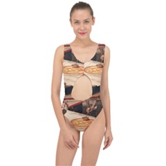 Let`s Make Pizza Center Cut Out Swimsuit by ConteMonfrey