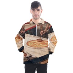 Let`s Make Pizza Men s Half Zip Pullover by ConteMonfrey