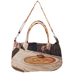 Let`s Make Pizza Removal Strap Handbag by ConteMonfrey