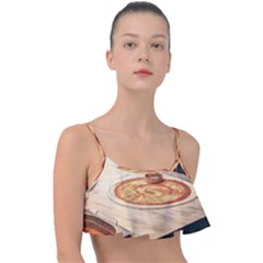 Let`s Make Pizza Frill Bikini Top