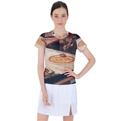 Let`s Make Pizza Women s Sports Top by ConteMonfrey