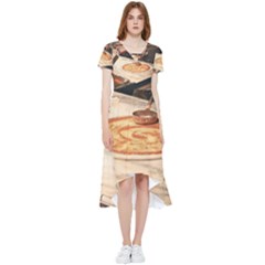 Let`s Make Pizza High Low Boho Dress by ConteMonfrey