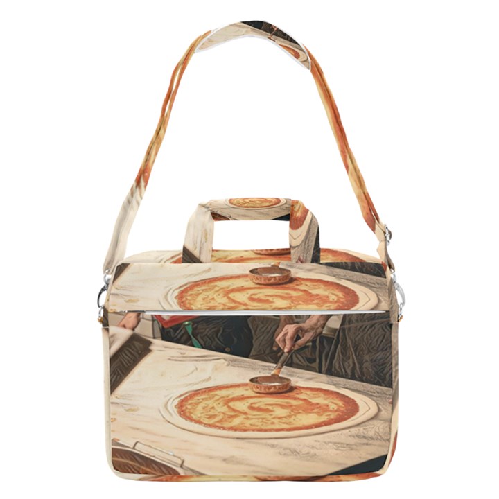 Let`s Make Pizza MacBook Pro 16  Shoulder Laptop Bag